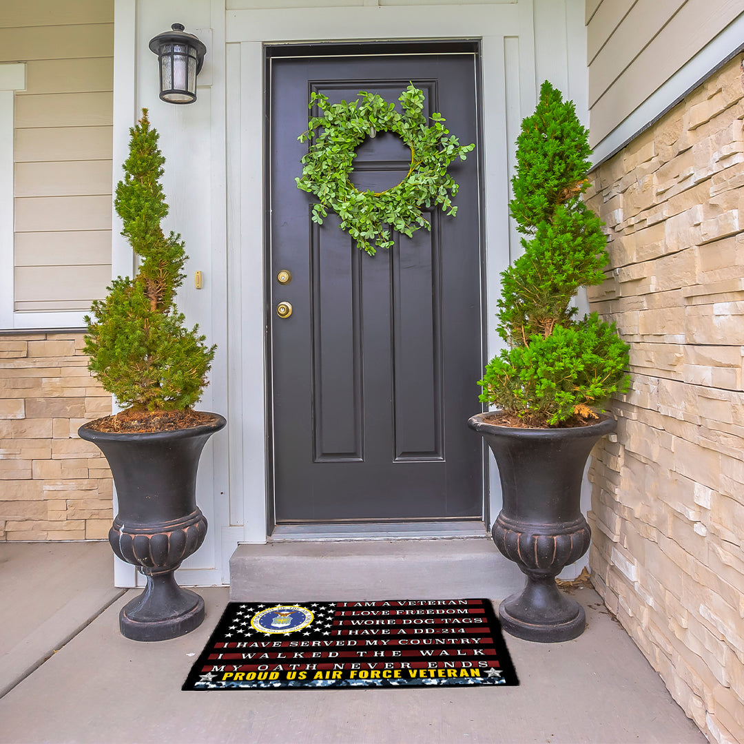 AIR FORCE VETERAN - DOORMAT