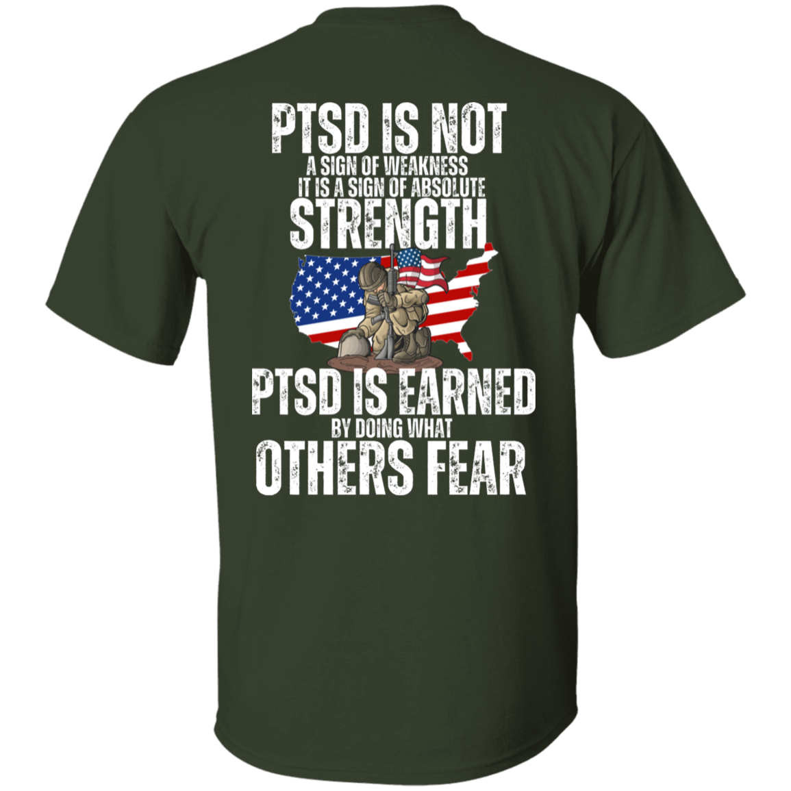 PTSD IS EARNED | UNISEX T-SHIRT