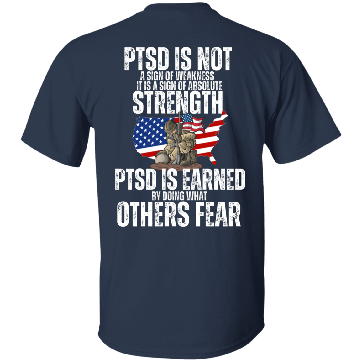 PTSD IS EARNED | UNISEX T-SHIRT