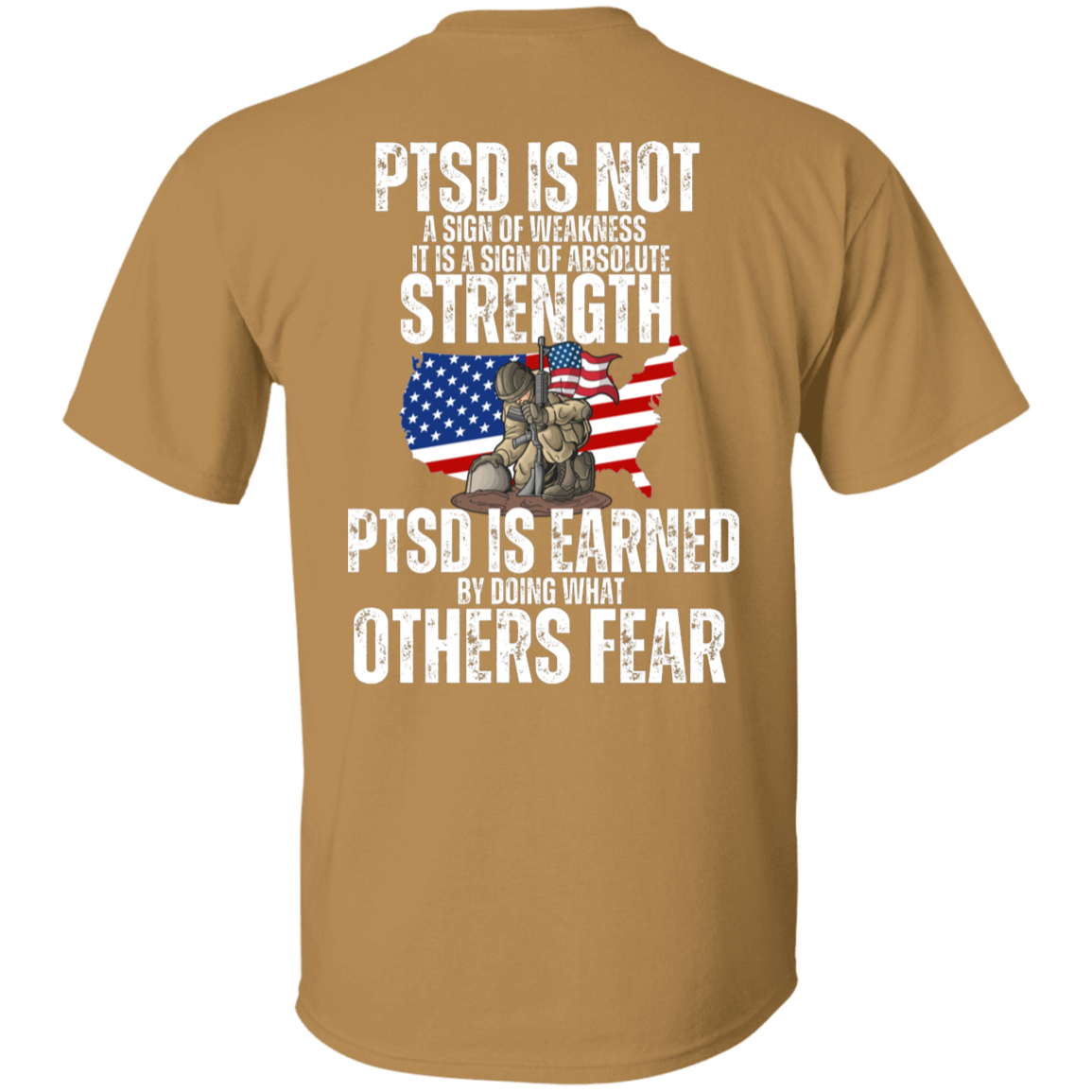 PTSD IS EARNED | UNISEX T-SHIRT