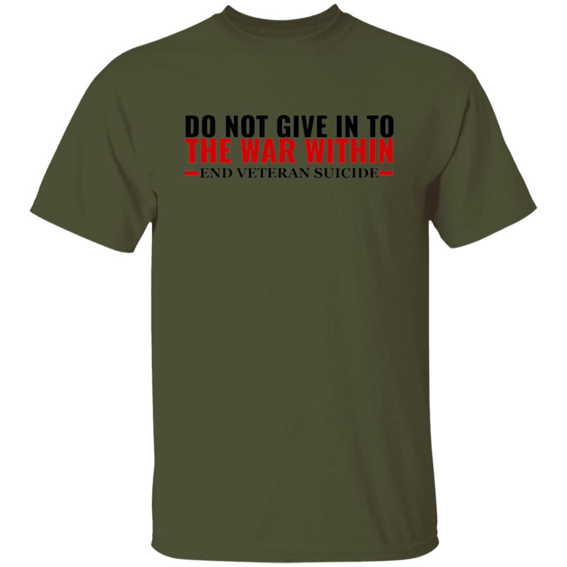 DO NOT GIVE IN VETERAN | UNISEX T-SHIRT