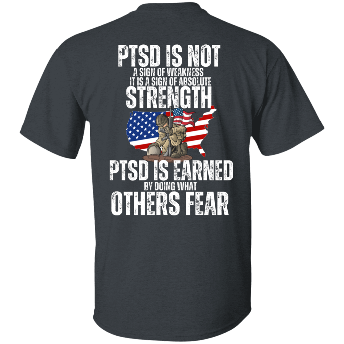 PTSD IS EARNED | UNISEX T-SHIRT