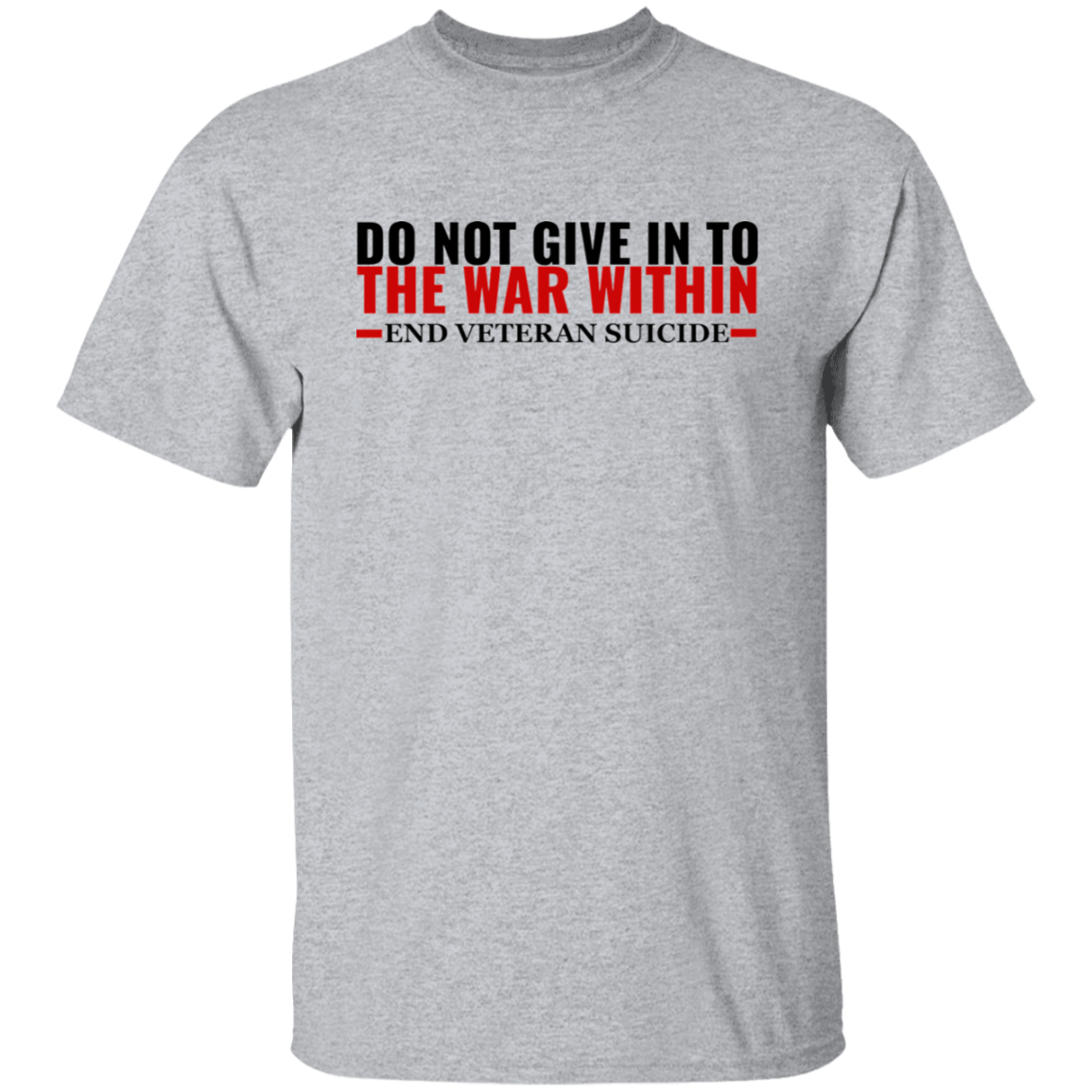 DO NOT GIVE IN VETERAN | UNISEX T-SHIRT