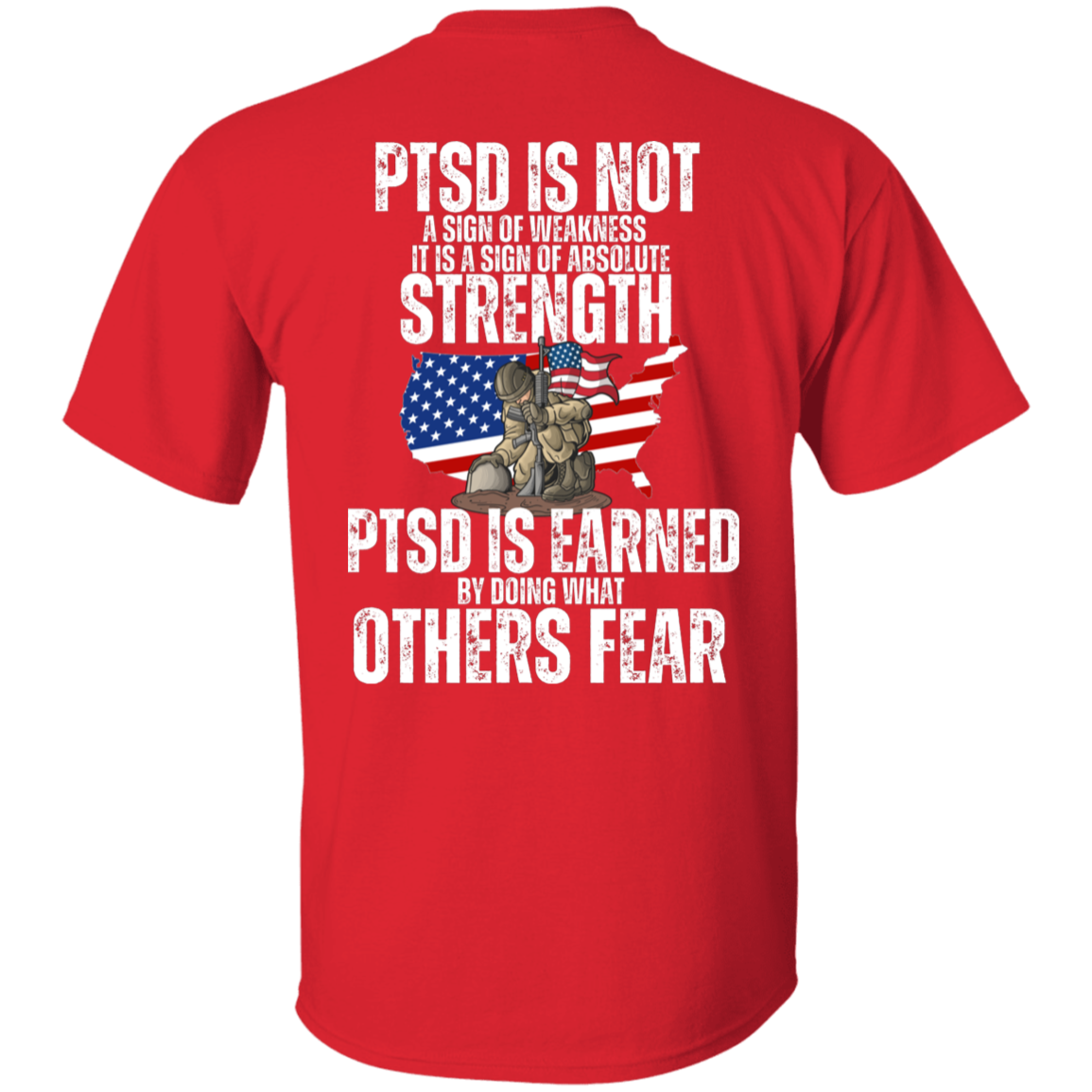 PTSD IS EARNED | UNISEX T-SHIRT