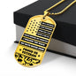 ENGRAVED VETERAN VALOR DOGTAG - FOR YOU - COMRADES - BROTHERS