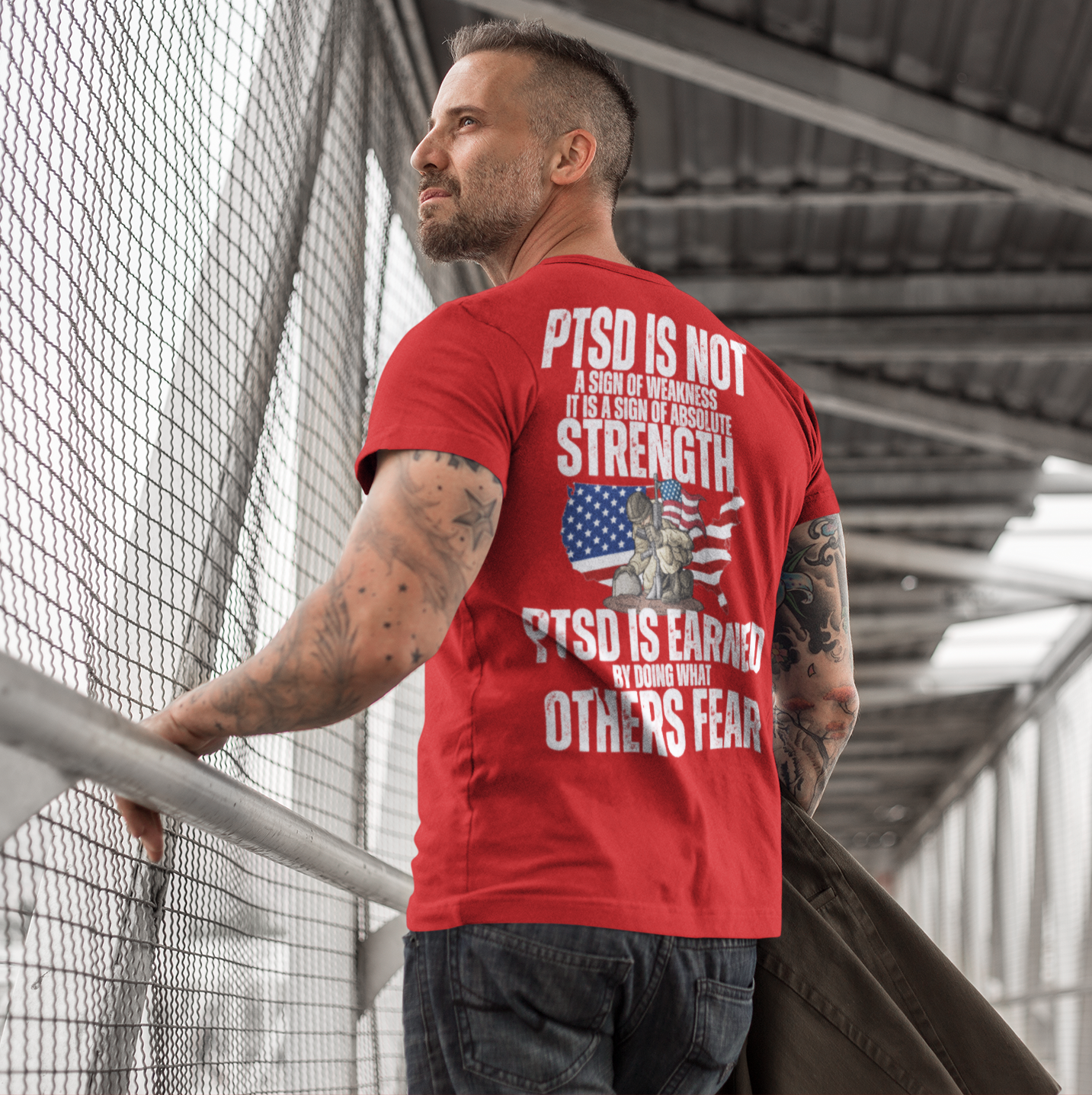 PTSD IS EARNED | UNISEX T-SHIRT