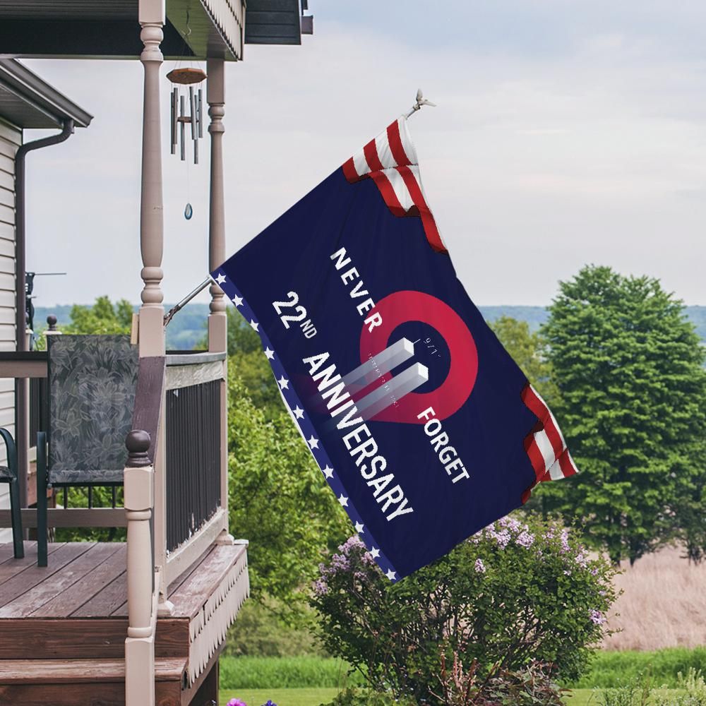 22ND ANNIVERSARY DOUBLE-SIDED FLAG