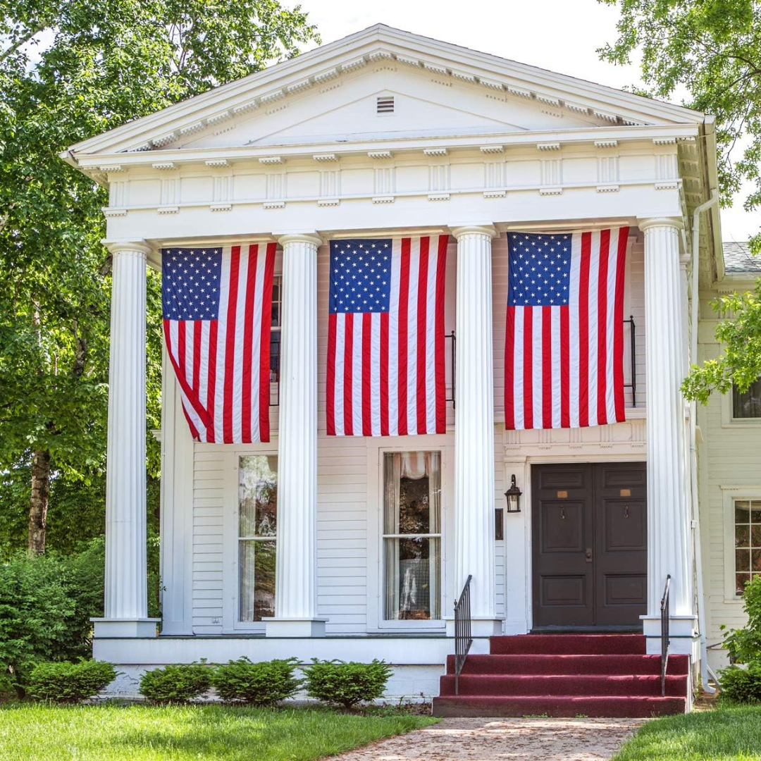 AMERICAN DOUBLE-SIDED FLAG