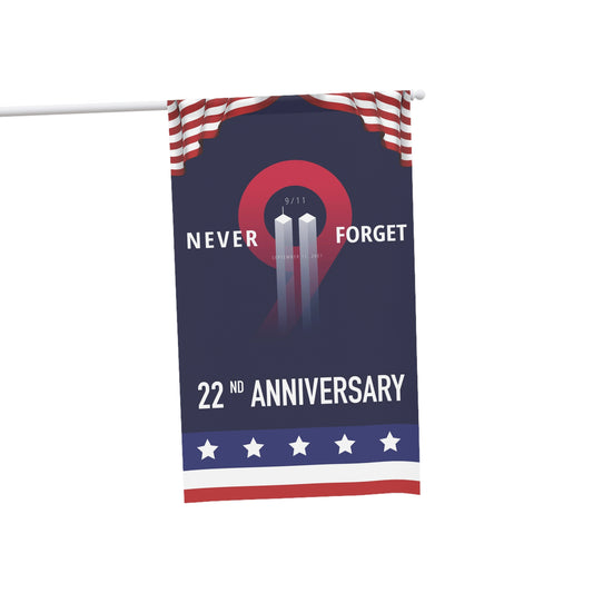 22ND ANNIVERSARY VERTICAL FLAG