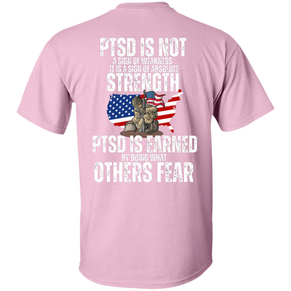 PTSD IS EARNED | UNISEX T-SHIRT