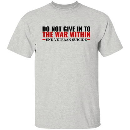 DO NOT GIVE IN VETERAN | UNISEX T-SHIRT