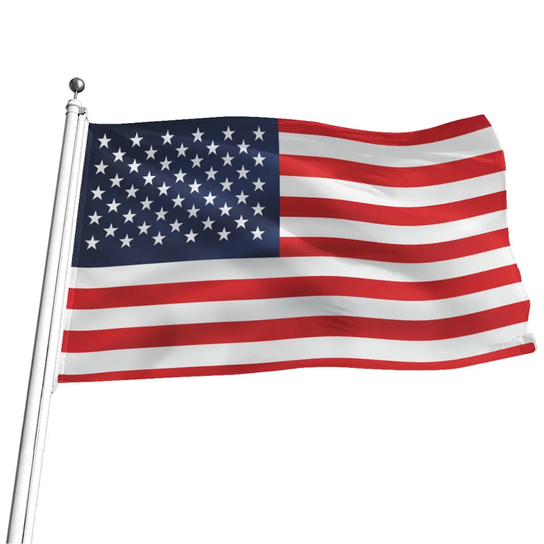 AMERICAN DOUBLE-SIDED FLAG