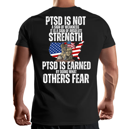 PTSD IS EARNED | UNISEX T-SHIRT