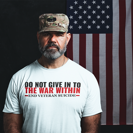 DO NOT GIVE IN VETERAN | UNISEX T-SHIRT