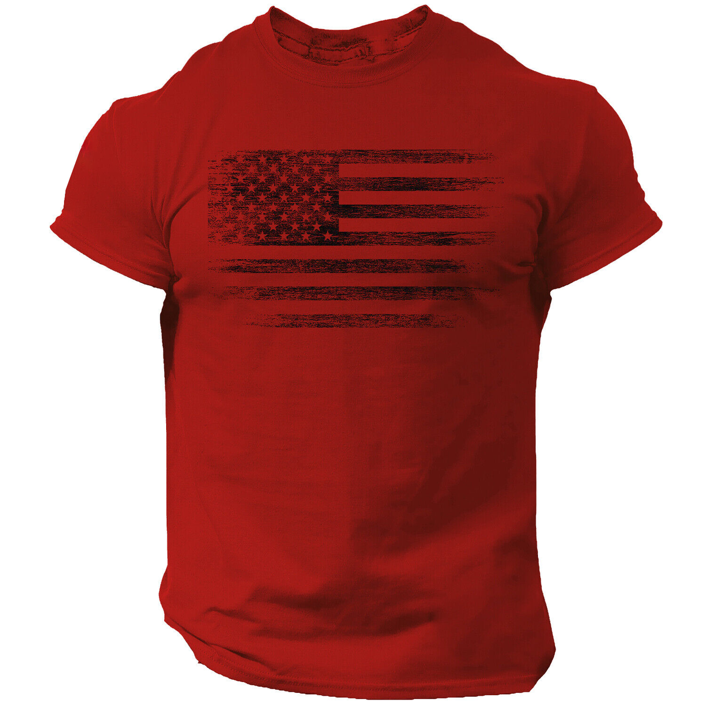 30% OFF! USA DISTRESSED FLAG PATRIOTIC AMERICAN TEE | MEN