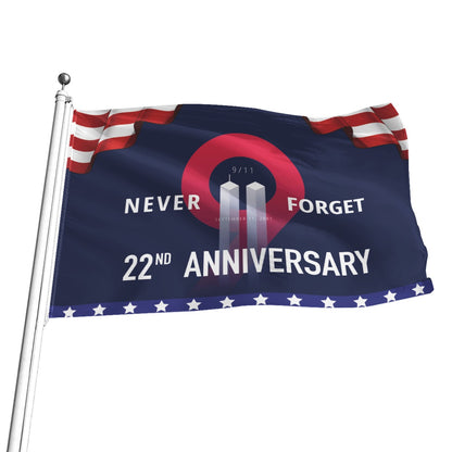 22ND ANNIVERSARY DOUBLE-SIDED FLAG