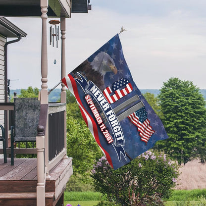 NEVER FORGET DOUBLE-SIDED FLAG